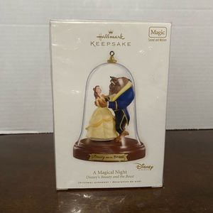 Collectible Hallmark Beauty and The Beast Disney “A Magical Night” Ornament 2008